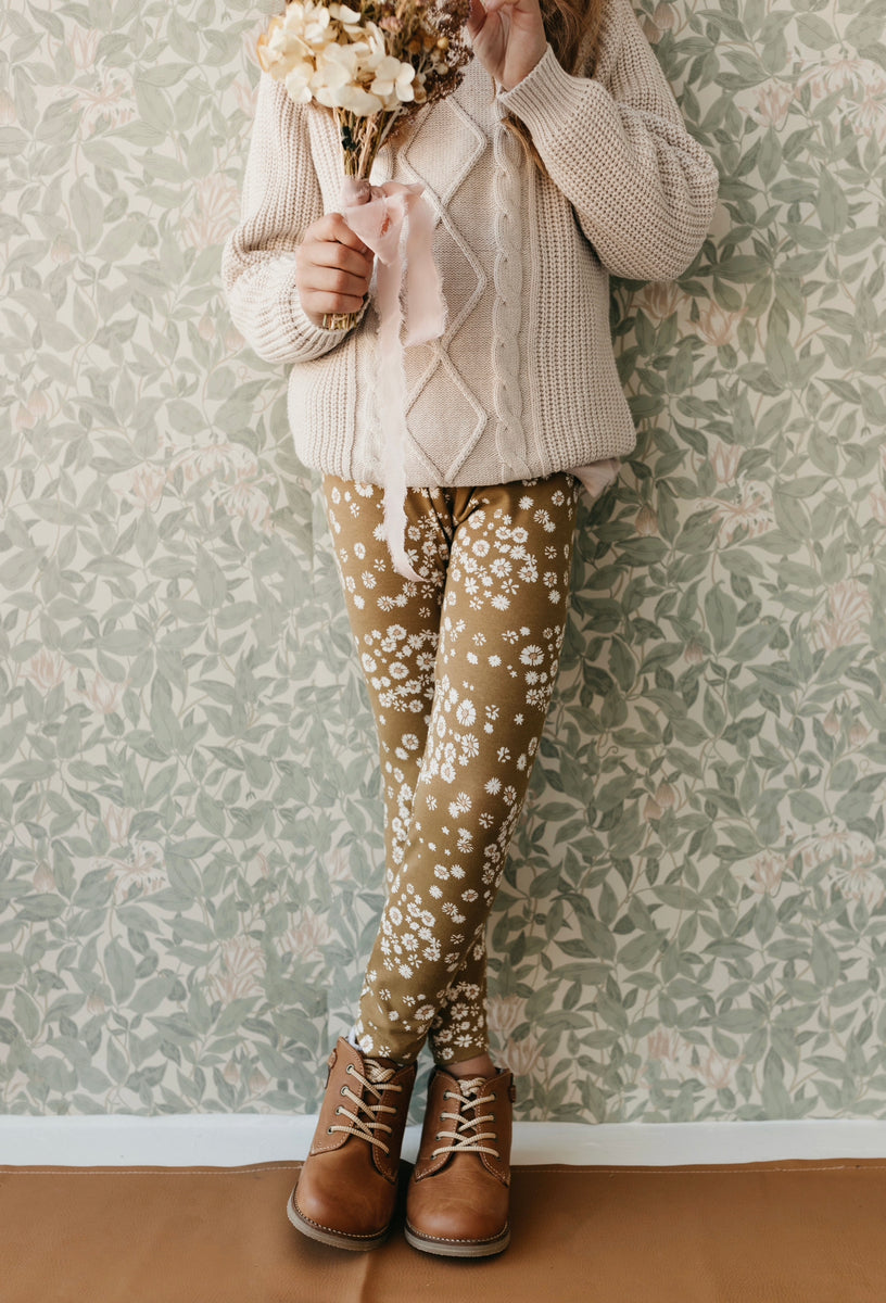 Jamie Kay Organic Cotton Legging - Daisy Floral - CLOTHING-BABY