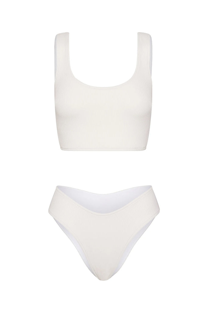 best wishes front close midi bralette in white – Our Bralette Club